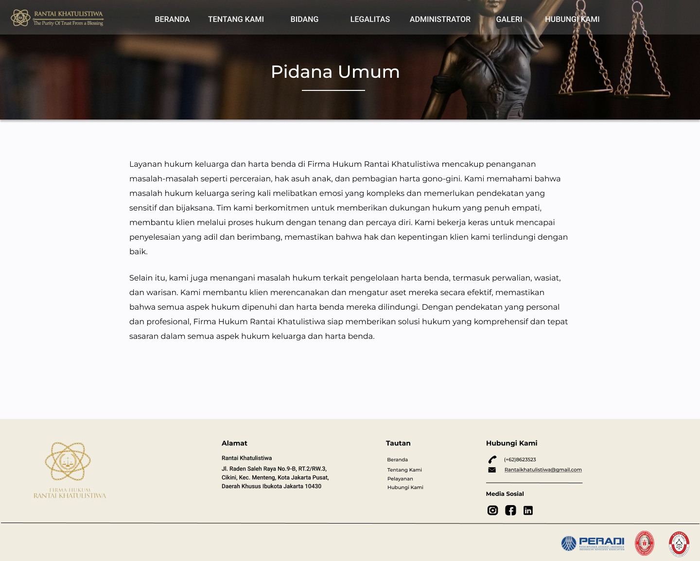 Legal practice areas